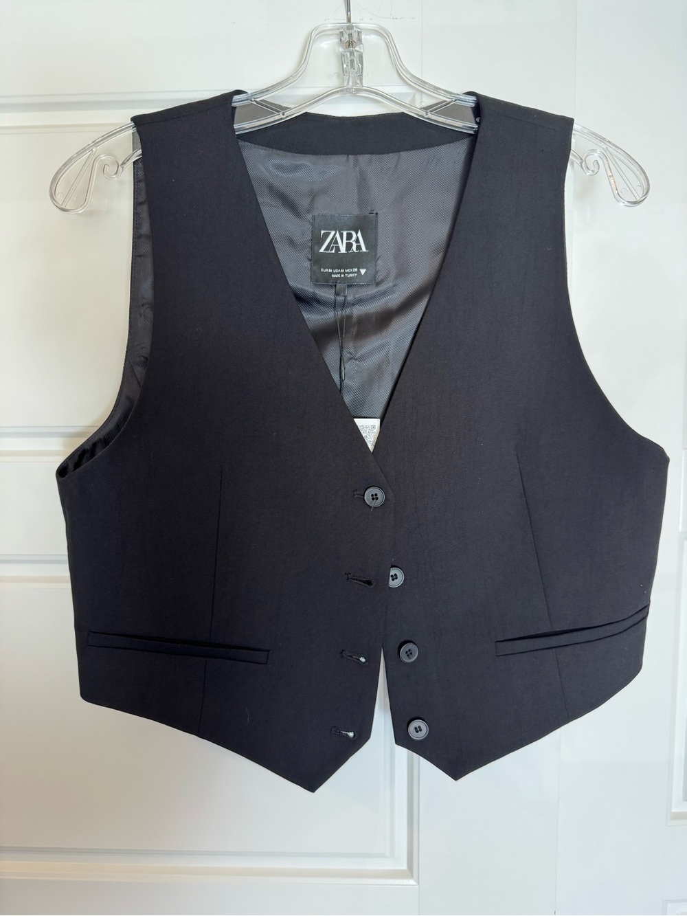 Zara Black Women's Tailored Vest